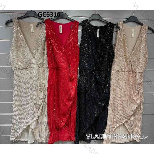 Dress with 3/4-sleeve ladies pocket (uni sl) ITALIAN Fashion IMWD20529