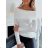 Women's Long Sleeve Sweater (S / M ONE SIZE) ITALIAN FASHION IMM219072