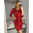 Šaty elegantní dlouhý rukáv dámské (S/M ONE SIZE) ITALSKÁ MÓDA IMM211535