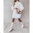 Summer long sleeve flowered women's dress (UNI S / L) ITALIAN FASHION IMK20150