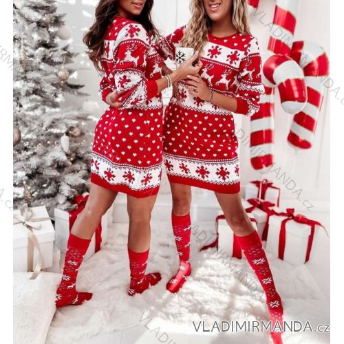 Dress / sweater knitted long sleeve (uni sl) ITALIAN Fashion IMWK21675