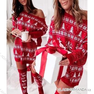 Dress / sweater knitted long sleeve (uni sl) ITALIAN Fashion IMWK21675