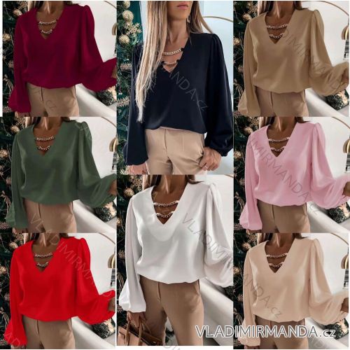 Dress with 3/4-sleeve ladies pocket (uni sl) ITALIAN Fashion IM3181746