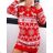 Women's Knitted Long Sleeve Dress (L/XL ONE SIZE) ITALIAN FASHION IMD211019 black M / L