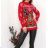 Blouse long sleeve with ruffles women (UNI S / L) ITALIAN FASHION IMK20159