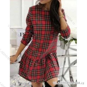 Summer long sleeve flowered women's dress (UNI S / L) ITALIAN FASHION IMK20150