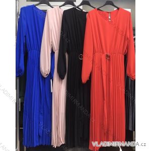 Summer long sleeve flowered women's dress (UNI S / L) ITALIAN FASHION IMK20150