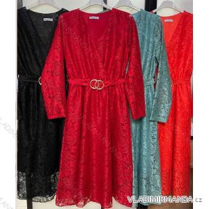 Buttoned Dress with Buttoned Ladies (uni s-m) ITALIAN FASHION IM2203948