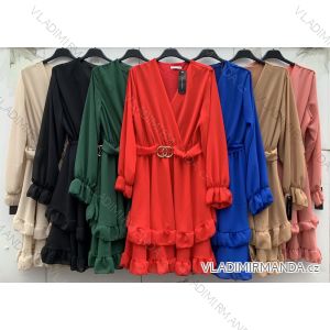 Buttoned Dress with Buttoned Ladies (uni s-m) ITALIAN FASHION IM2203948