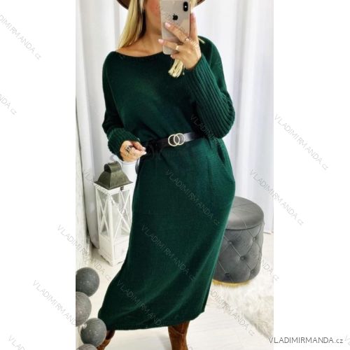 Dress with 3/4-sleeve ladies pocket (uni sl) ITALIAN Fashion IM3181746