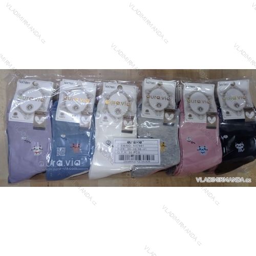 Women's low socks (35-41) AURA.VIA NC5625