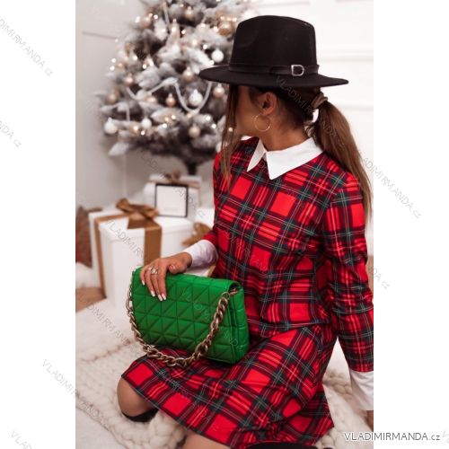 Buttoned Dress with Buttoned Ladies (uni s-m) ITALIAN FASHION IM2203948