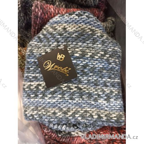 Winter hat with pompon women (ONE SIZE) WROBI PVB21104142