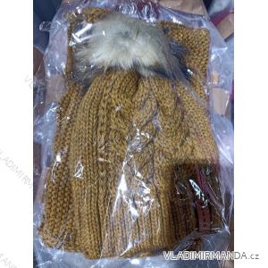 Winter hat with pompon women (ONE SIZE) WROBI PVB21104142
