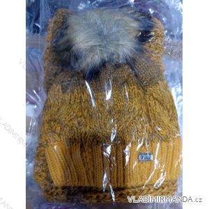 Winter hat with pompon women (ONE SIZE) WROBI PVB21104142