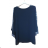 Tunic / blouse long sleeve women's oversized (3XL / 4XL ONE SIZE) ITALIAN FASHION IMWQ2191650 black