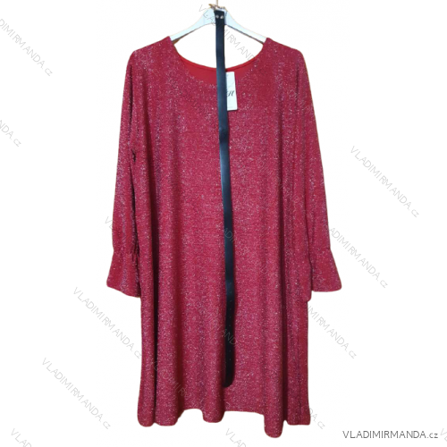 Dress with 3/4-sleeve ladies pocket (uni sl) ITALIAN Fashion IM3181746 red