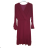 Dress with 3/4-sleeve ladies pocket (uni sl) ITALIAN Fashion IM3181746 black xl/2xl one size