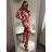 Women's Knitted Long Sleeve Dress (L/XL ONE SIZE) ITALIAN FASHION IMD211019 black M / L