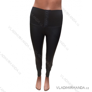 Women's long leatherette leggings (S-XL) TURKISH FASHION TM921HL-580