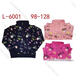 Children's warm sweatshirt girls (98-128) SEZON CK-1016