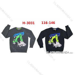 Warm children's sweatshirt for boys (116-146) SEZON SEZ21H-3031