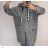Kabát beránek dlouhý rukáv dámský (2xl/3xl  ONE SIZE) ITALSKÁ MÓDA IM421754