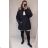 Women's oversized winter jacket (5XL-9XL) POLISH FASHION HKW21964 black 4XL