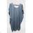 Šaty oversize krátký rukáv dámské (L/XL/2XL/3XL ONE SIZE) ITALSKÁ MÓDA IMD20451