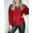 Women's long sleeve sweater (uni s / m) ITALIAN FASHION TM922STAR purple M / L