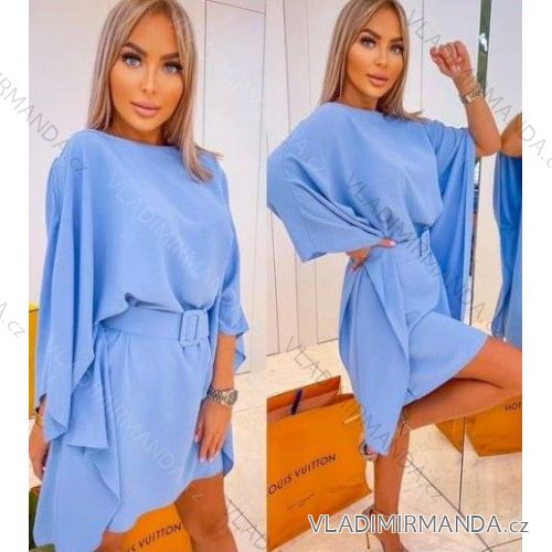 Dress with 3/4-sleeve ladies pocket (uni sl) ITALIAN Fashion IMWD20527