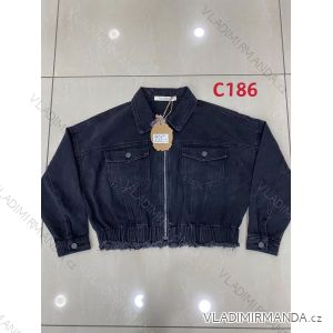 Denim jacket oversize women's (xs-l) Italian fashion IMT19040