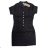 Denim short sleeve dress women (s-xl) GOURD MA120GD6047-J 4XL black