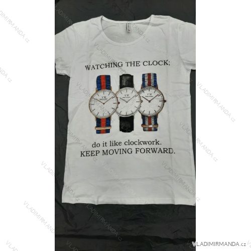 Tričko krátký rukáv dámské nadrozměr (2XL-4XL) TURECKÁ MÓDA TMWG22G12311