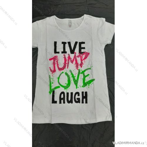 Tričko krátký rukáv dámské nadrozměr (2XL-4XL) TURECKÁ MÓDA TMWG22G12311