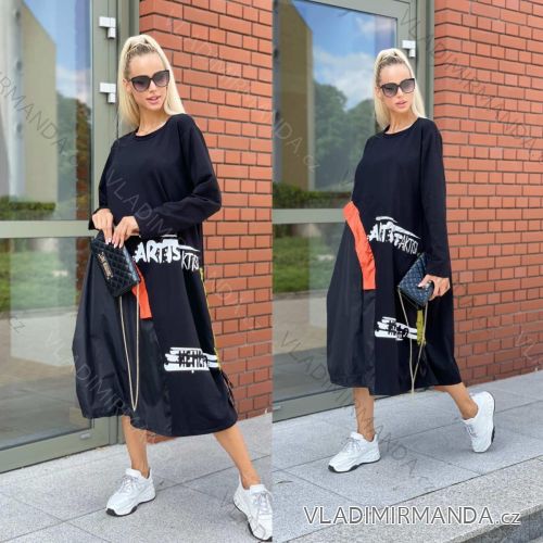 Dress with 3/4-sleeve ladies pocket (uni sl) ITALIAN Fashion IMWD20515