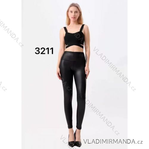 Long leggings WOMEN'S LEATHER (UNI S-M) ITALIAN FASHION IMM20FD3063