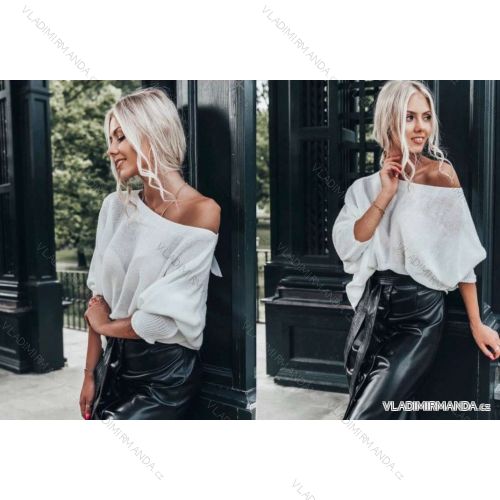Women's Long Sleeve Sweater (S / M ONE SIZE) ITALIAN FASHION IMWA216590