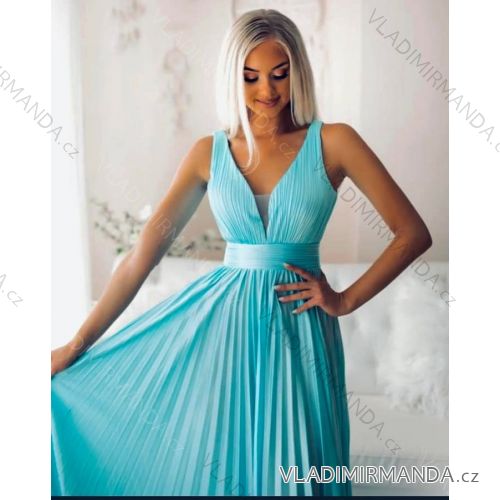 Elegant Long Sleeve Dress Women (S / M.ONE SIZE) ITALIAN FASHION IMM211302