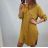 Shirt Dress 3/4 Long Sleeve Ladies (UNI S / L) ITALIAN FASHION IM420203