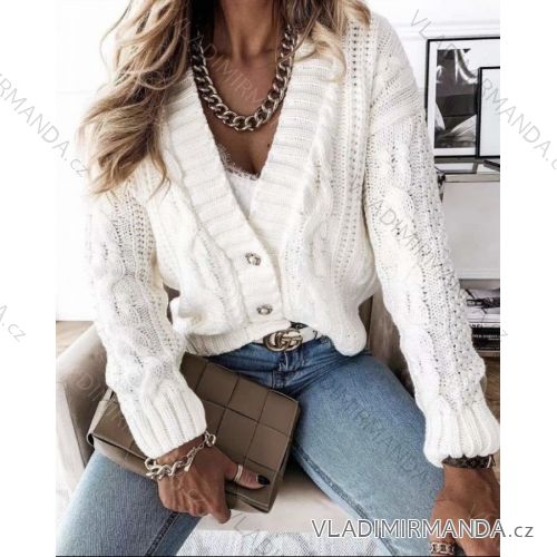Women's Long Sleeve Sweater (S / M ONE SIZE) ITALIAN FASHION IMWA216590