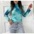 Women's Long Sleeve Sweater (S / M ONE SIZE) ITALIAN FASHION IMWA216590