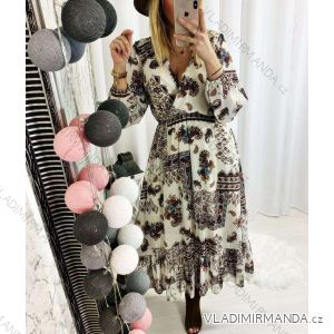 Buttoned Dress with Buttoned Ladies (uni s-m) ITALIAN FASHION IM2203948