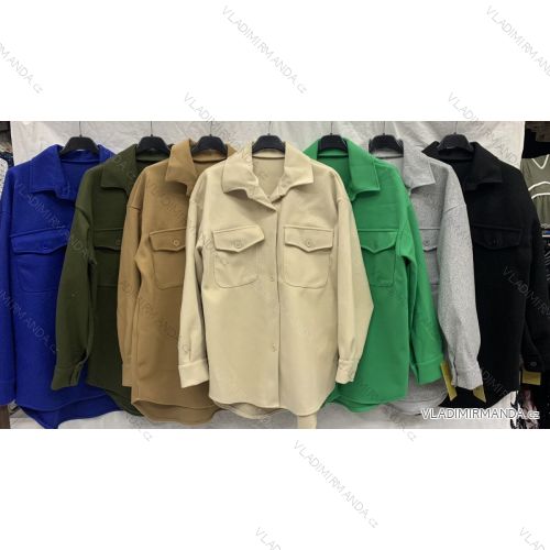 Kabátek jarní slabý dámský (S/M ONE SIZE) ITALSKÁ MÓDA IMWG22217