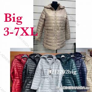 Zip Hooded Jacket Long Sleeve Women's Plus Size (3XL-8XL) POLISH FASHION PMWT21T21-69