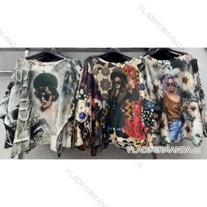 Women's Long Sleeve Sweater (S / M ONE SIZE) ITALIAN FASHION IMWD22361