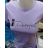T-shirt short sleeve with lace women (uni s / m) TURKISH FASHION TM920024