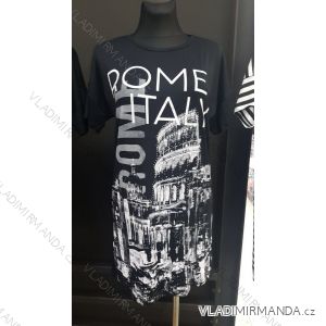 Tričko krátký rukáv dámské nadrozměr (2XL-4XL) TURECKÁ MÓDA TMWG22G12311