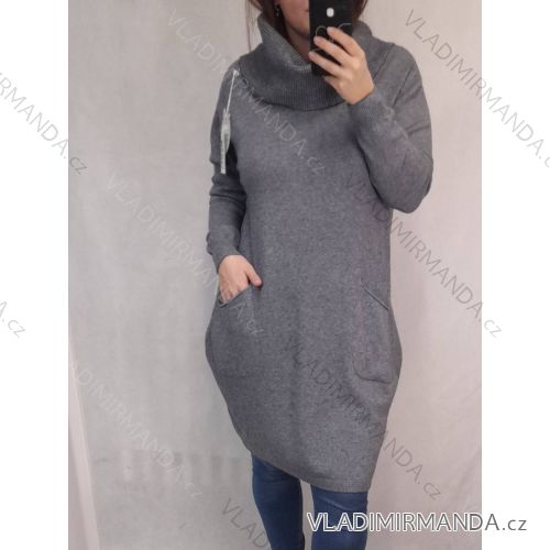 Summer dress 3/4 long sleeve women (uni xl / 2xl) ITALIAN FASHION IM821014