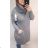 Summer dress 3/4 long sleeve women (uni xl / 2xl) ITALIAN FASHION IM821014